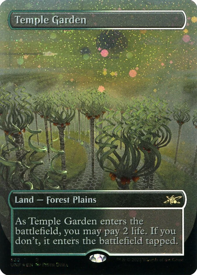 Temple Garden (Unfinity) - Magic: The Gathering in TCG Land
