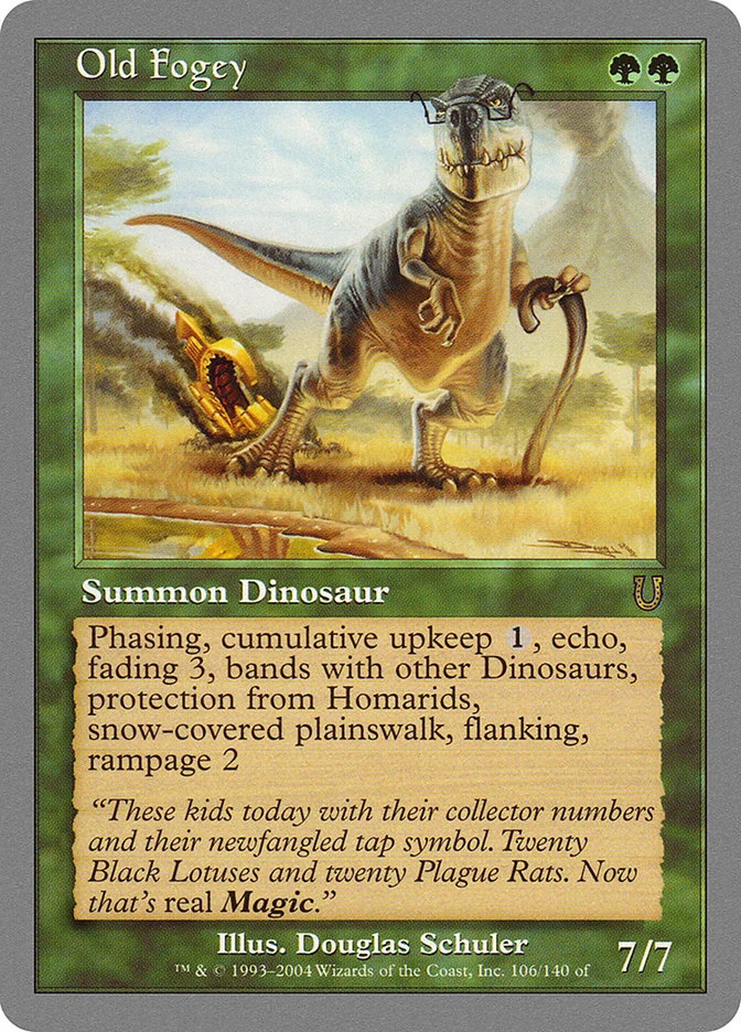 Old Fogey (Unhinged) - Magic: The Gathering in TCG Land