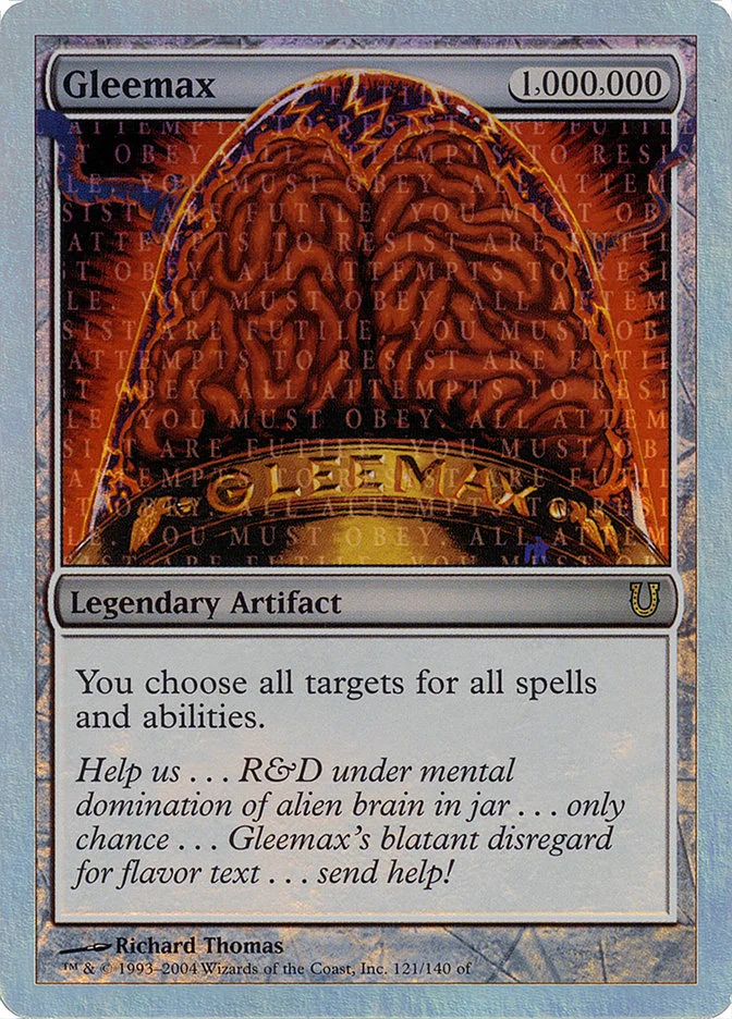Gleemax (Unhinged) - Magic: The Gathering in TCG Land