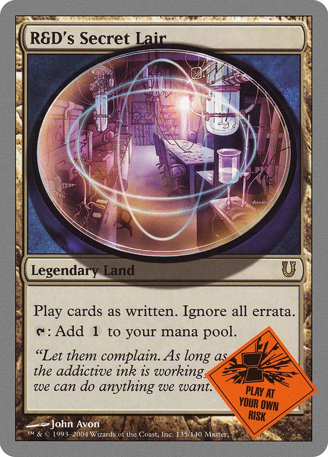R&D's Secret Lair (Unhinged) - Magic: The Gathering in TCG Land