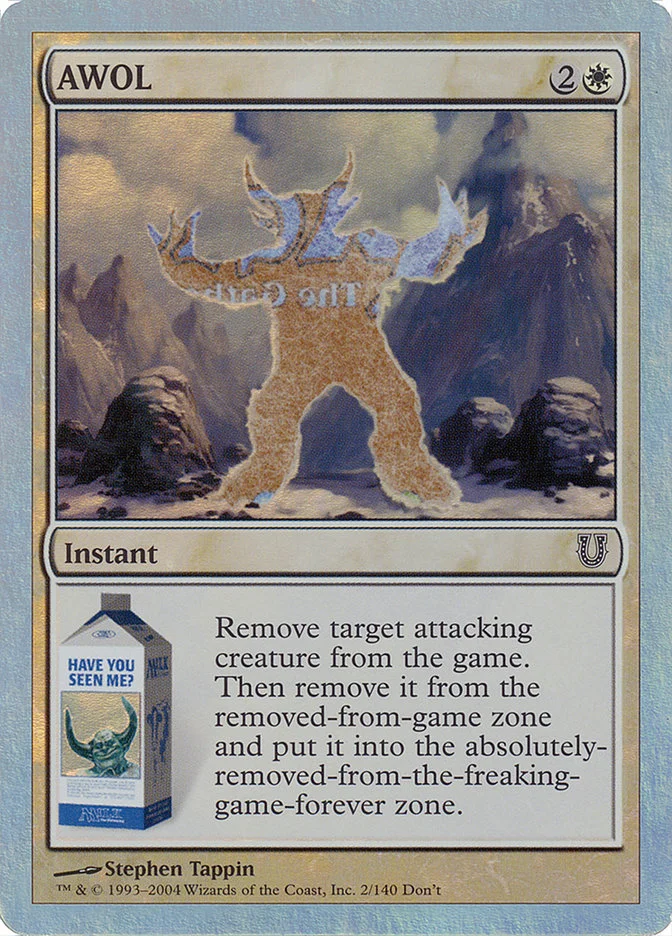 AWOL (Unhinged) - Magic: The Gathering in TCG Land