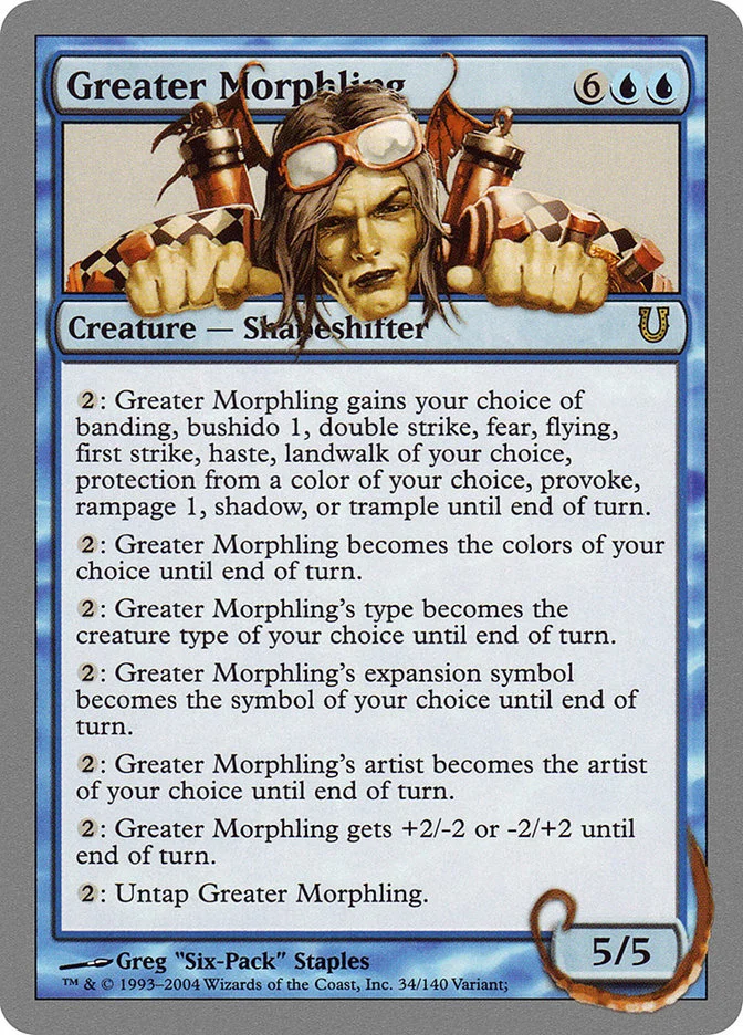 Greater Morphling (Unhinged) - Magic: The Gathering in TCG Land