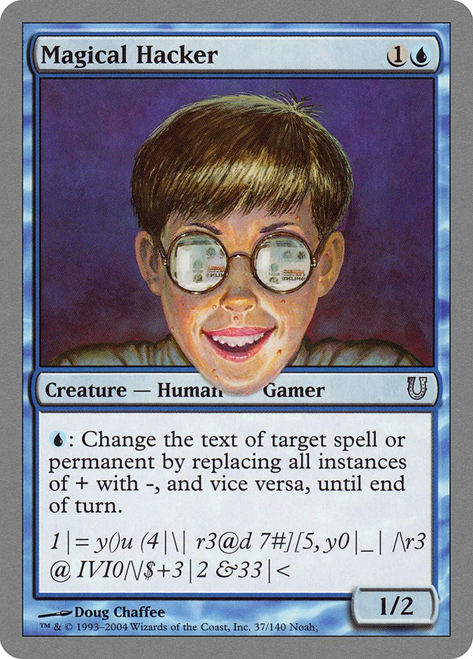 Magical Hacker (Unhinged) - Magic: The Gathering in TCG Land
