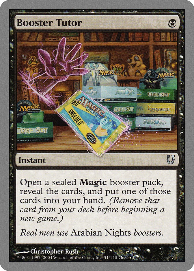 Booster Tutor (Unhinged) - Magic: The Gathering in TCG Land