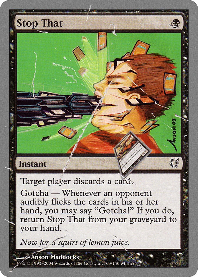 Stop That (Unhinged) - Magic: The Gathering in TCG Land