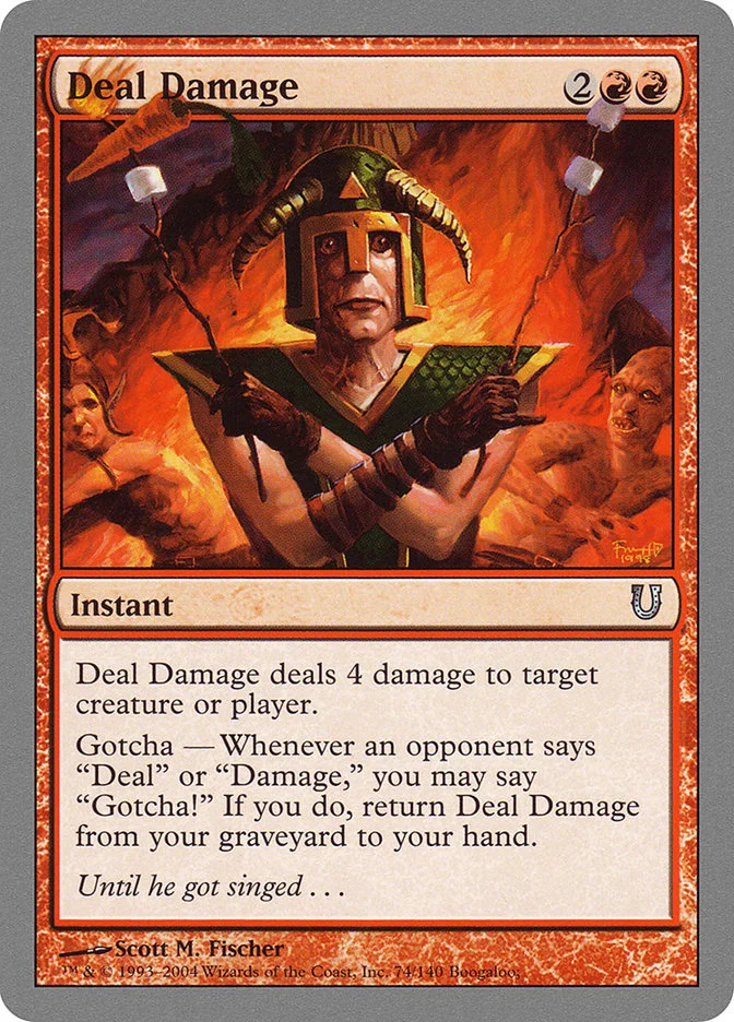 Deal Damage (Unhinged) - Magic: The Gathering in TCG Land