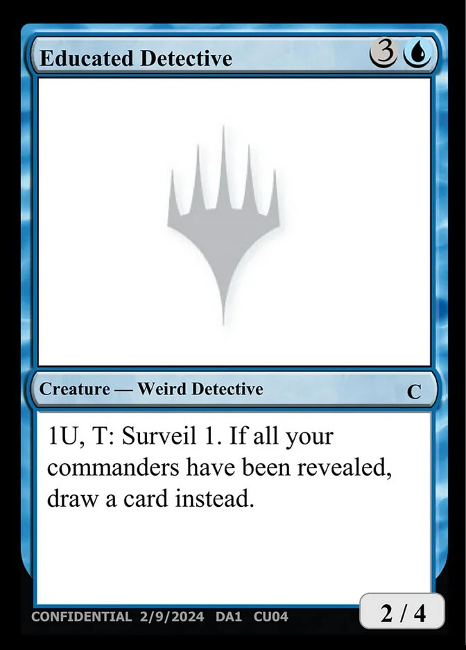 Educated Detective (Unknown Event) - Magic: The Gathering in TCG Land