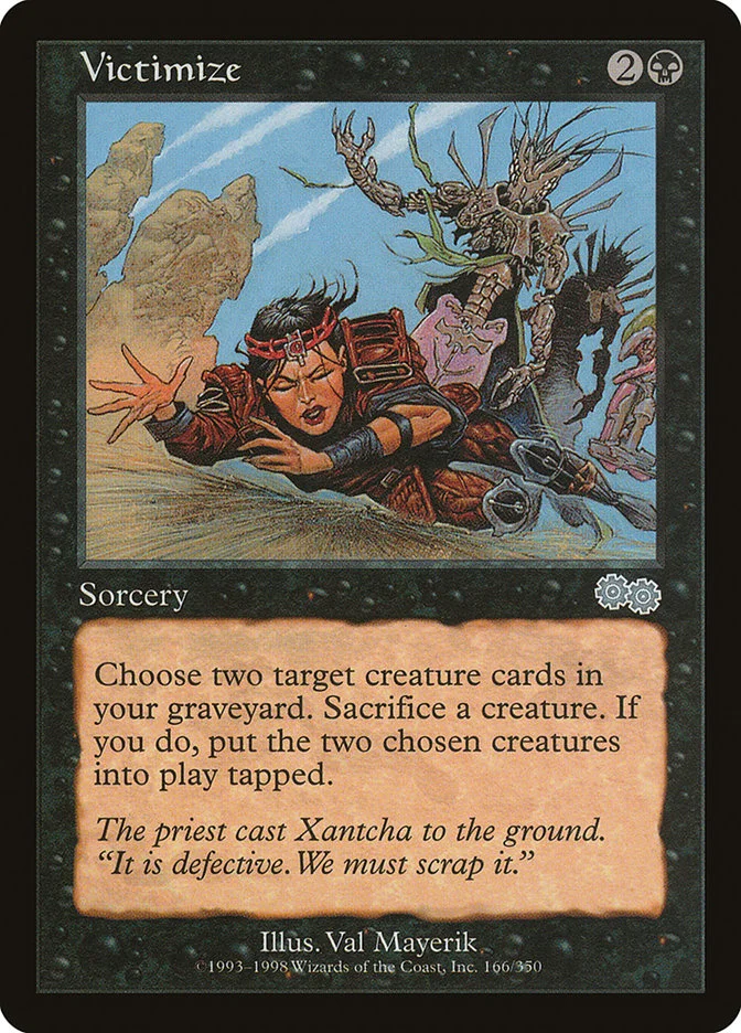 Victimize (Urza's Saga) - Magic: The Gathering in TCG Land