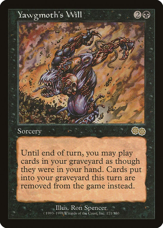 Yawgmoth's Will (Urza's Saga) - Magic: The Gathering in TCG Land