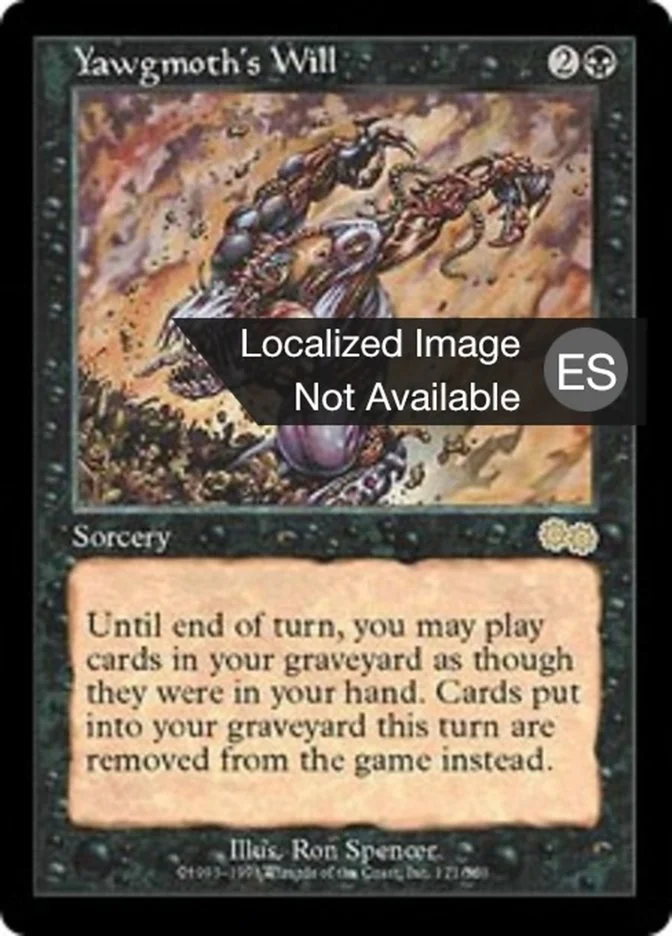 Voluntad de Yawgmoth (Urza's Saga) - Magic: The Gathering in TCG Land