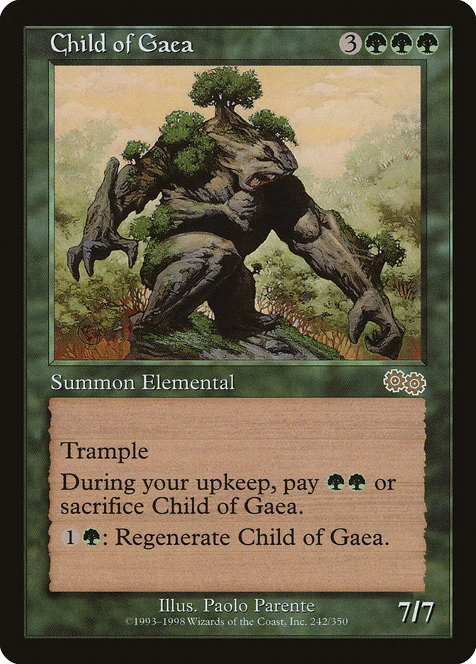 Child of Gaea (Urza's Saga) - Magic: The Gathering in TCG Land