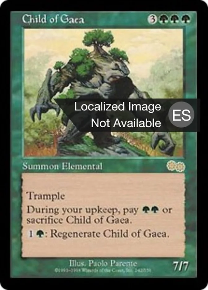 Hijo de Gaia (Urza's Saga) - Magic: The Gathering in TCG Land