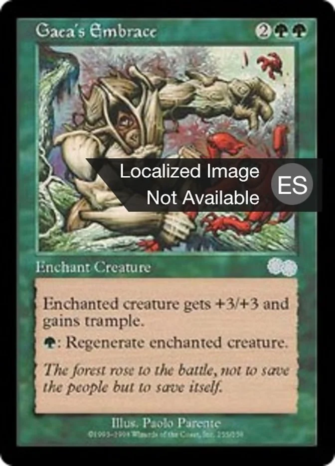 Abrazo de Gaia (Urza's Saga) - Magic: The Gathering in TCG Land