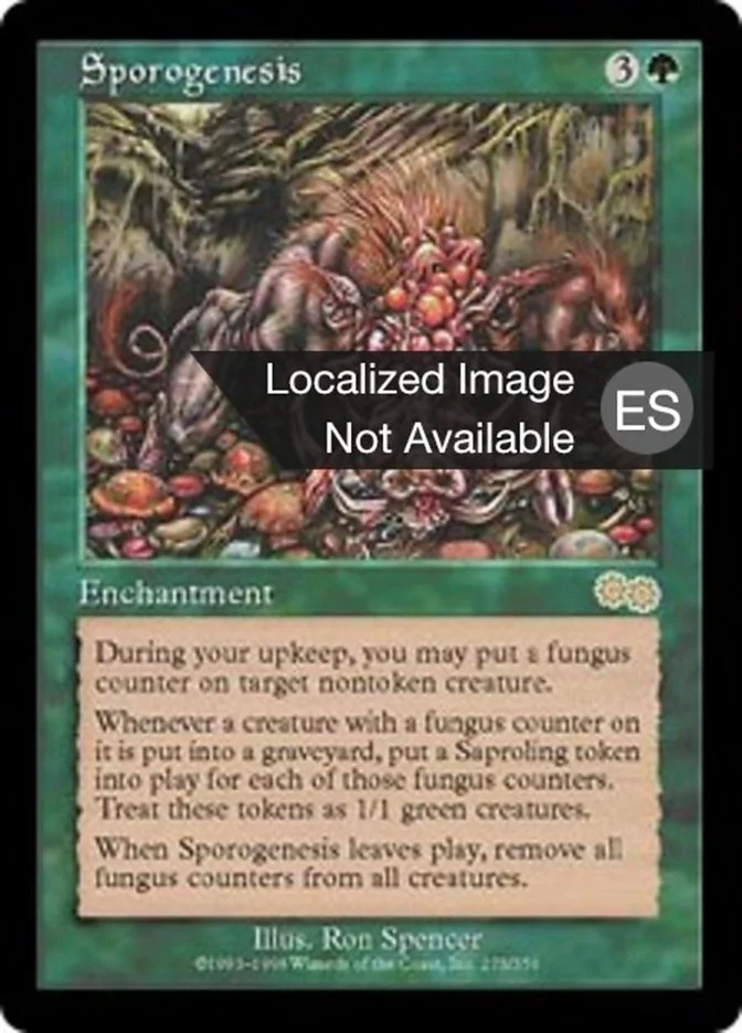 Esporogénesis (Urza's Saga) - Magic: The Gathering in TCG Land