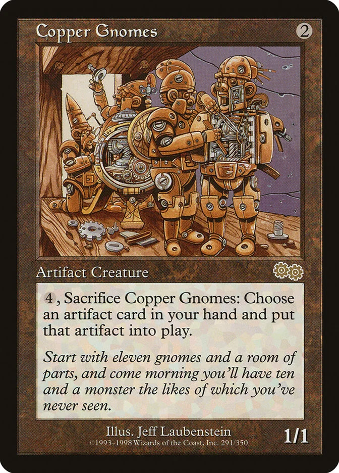Copper Gnomes (Urza's Saga) - Magic: The Gathering in TCG Land