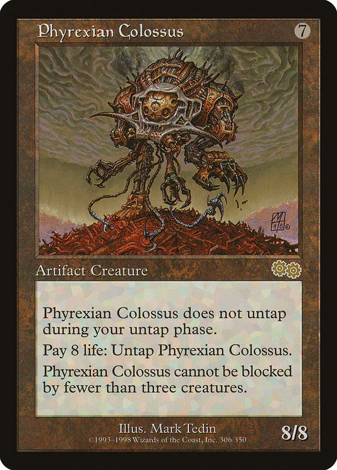 Phyrexian Colossus (Urza's Saga) - Magic: The Gathering in TCG Land