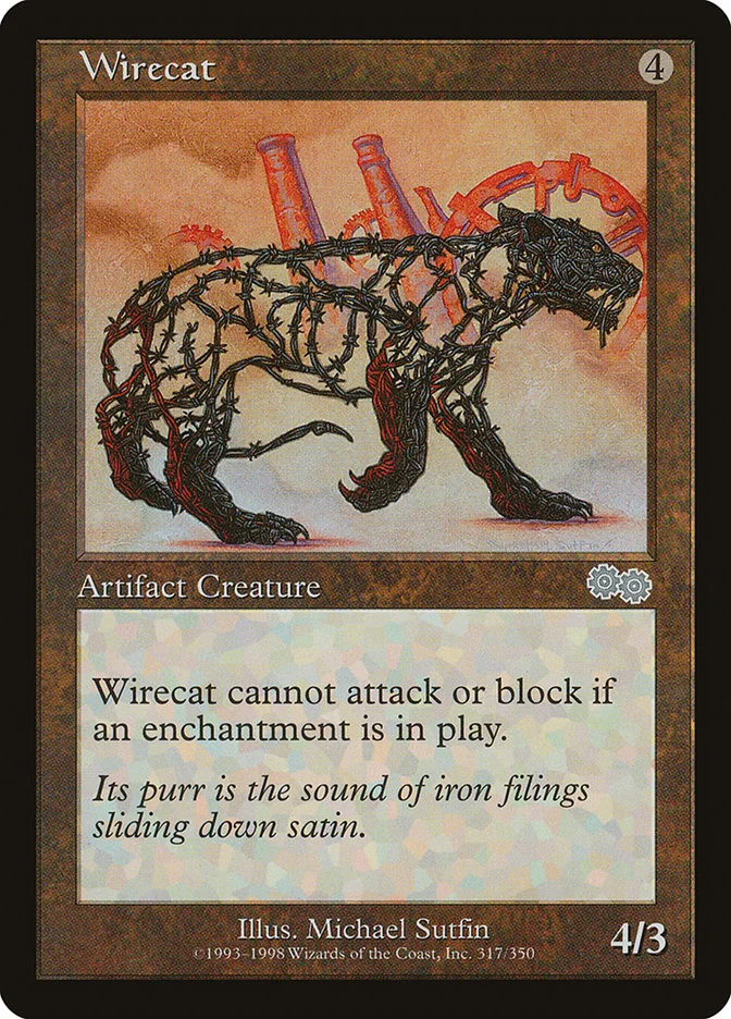 Wirecat (Urza's Saga) - Magic: The Gathering in TCG Land