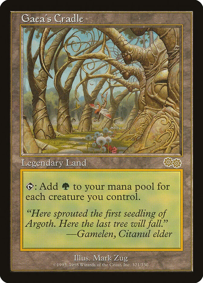 Gaea's Cradle (Urza's Saga) - Magic: The Gathering in TCG Land