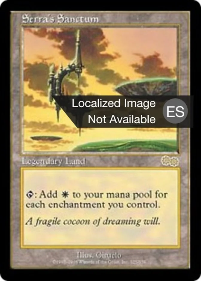 Lugar sagrado de Serra (Urza's Saga) - Magic: The Gathering in TCG Land