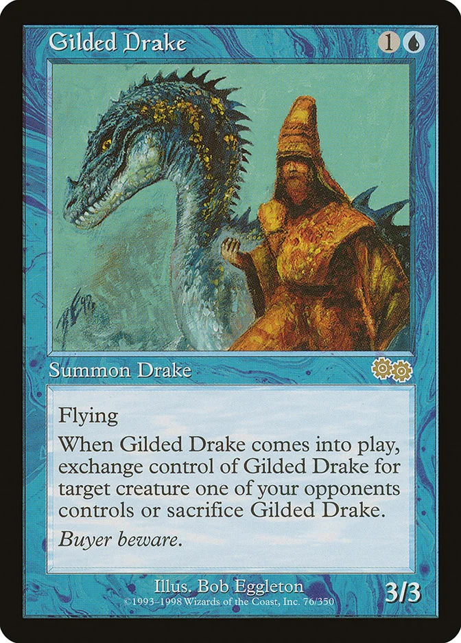 Gilded Drake (Urza's Saga) - Magic: The Gathering in TCG Land