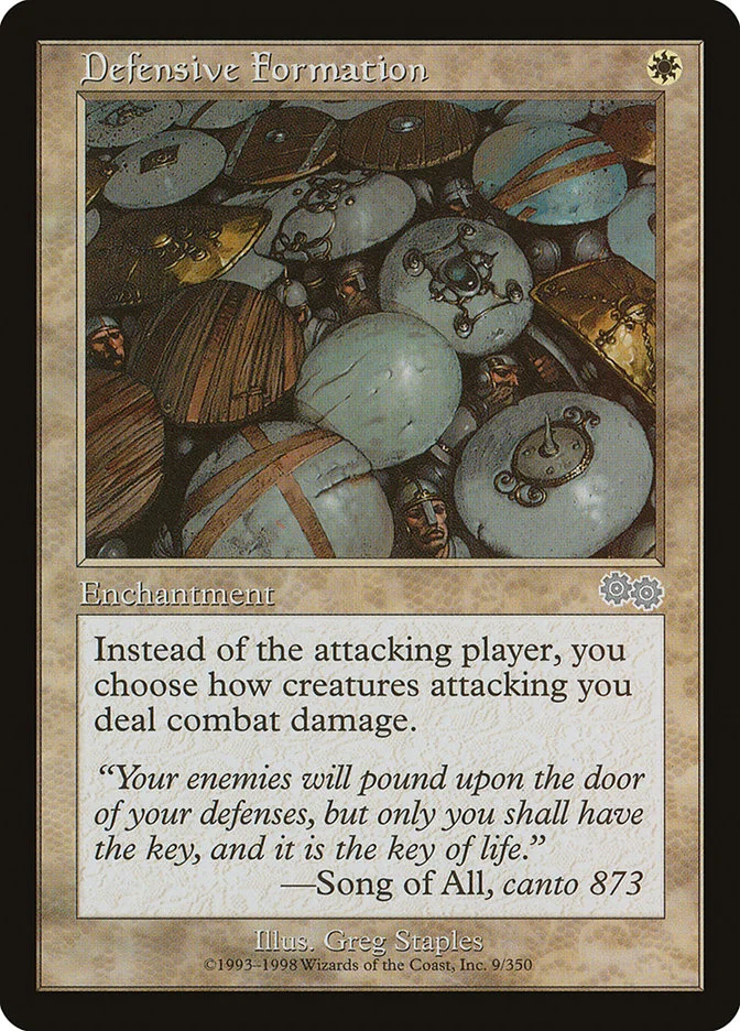 Defensive Formation (Urza's Saga) - Magic: The Gathering in TCG Land