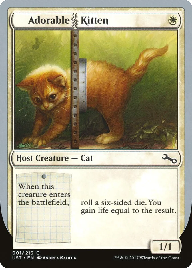 Adorable Kitten (Unstable) - Magic: The Gathering in TCG Land