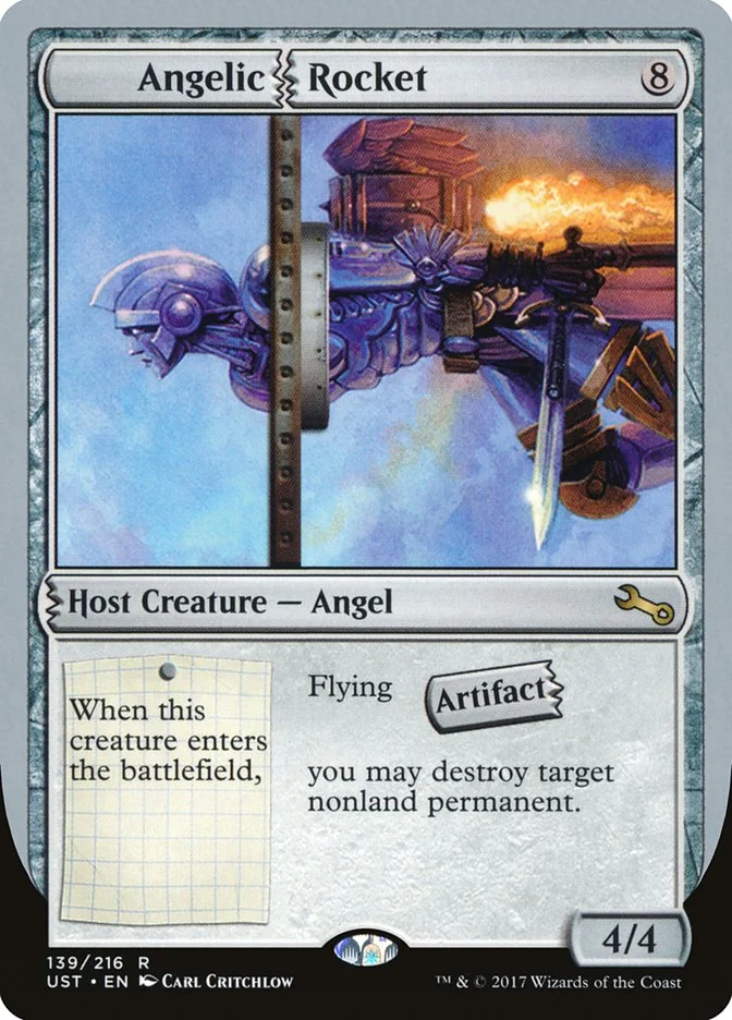 Angelic Rocket (Unstable) - Magic: The Gathering in TCG Land