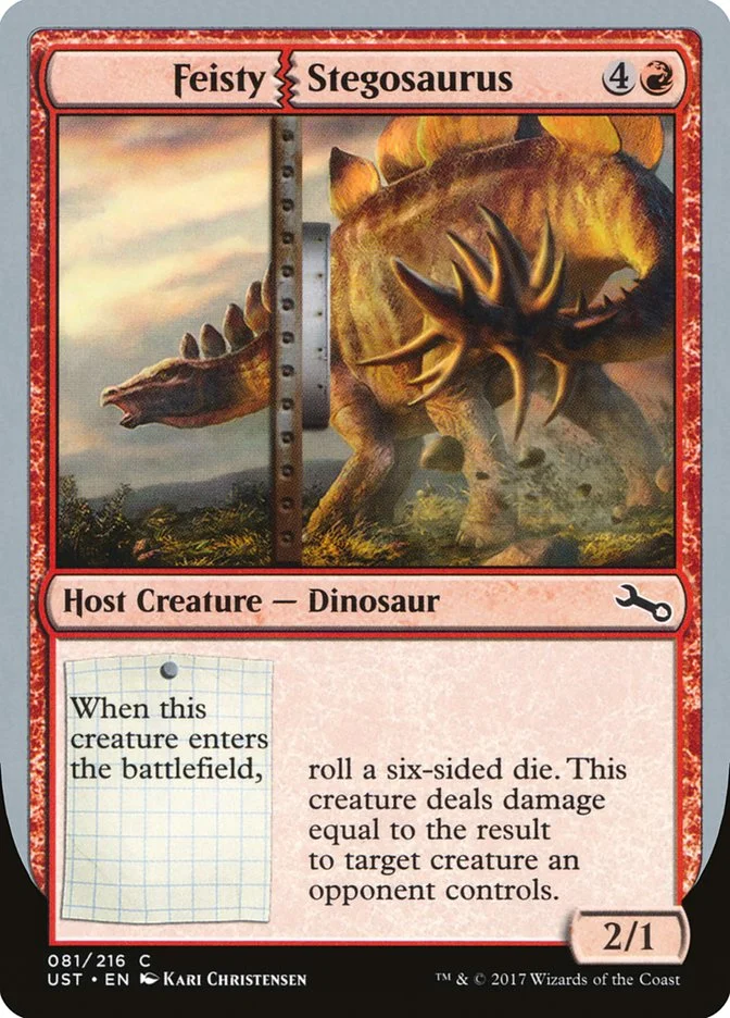 Feisty Stegosaurus (Unstable) - Magic: The Gathering in TCG Land