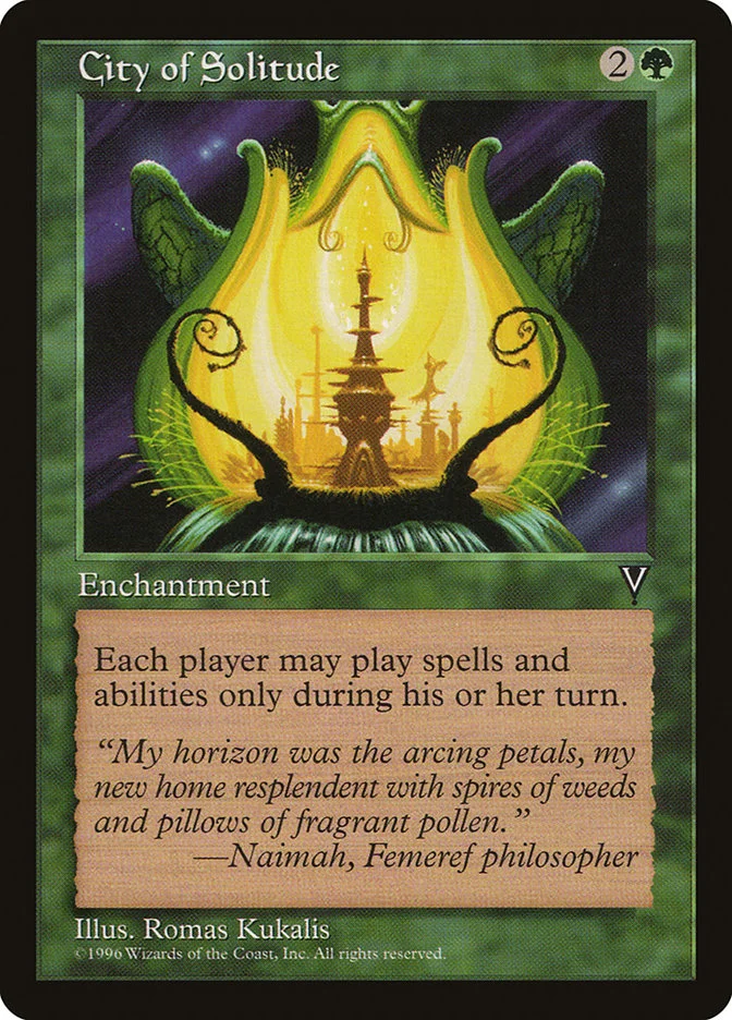 City of Solitude (Visions) - Magic: The Gathering in TCG Land