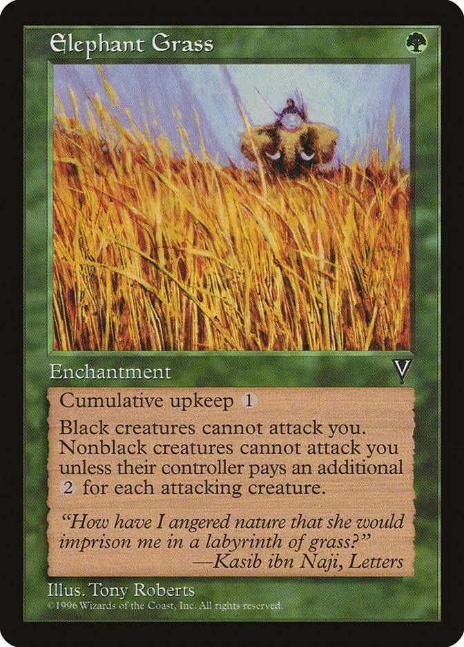 Elephant Grass (Visions) - Magic: The Gathering in TCG Land