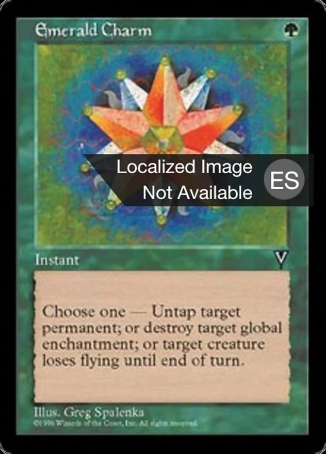 Amuleto de esmeralda (Visions) - Magic: The Gathering in TCG Land México