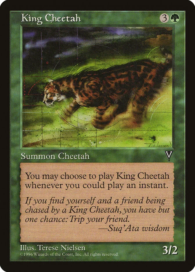 King Cheetah (Visions) - Magic: The Gathering in TCG Land