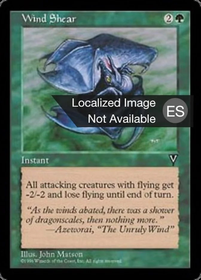 Cizalla de viento (Visions) - Magic: The Gathering in TCG Land