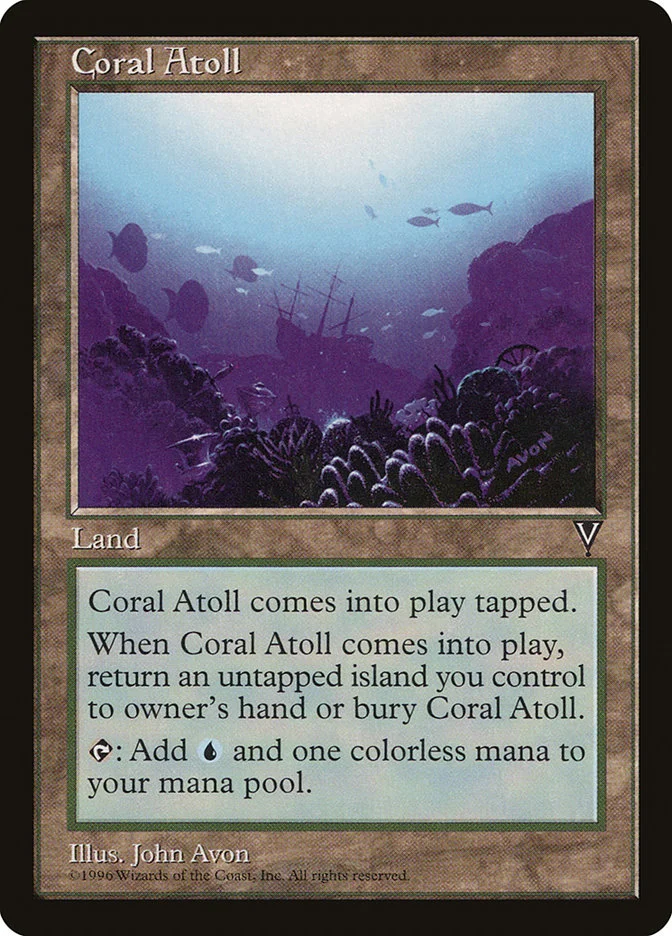 Coral Atoll (Visions) - Magic: The Gathering in TCG Land