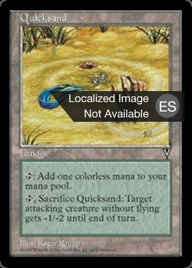 Arenas movedizas (Visions) - Magic: The Gathering in TCG Land