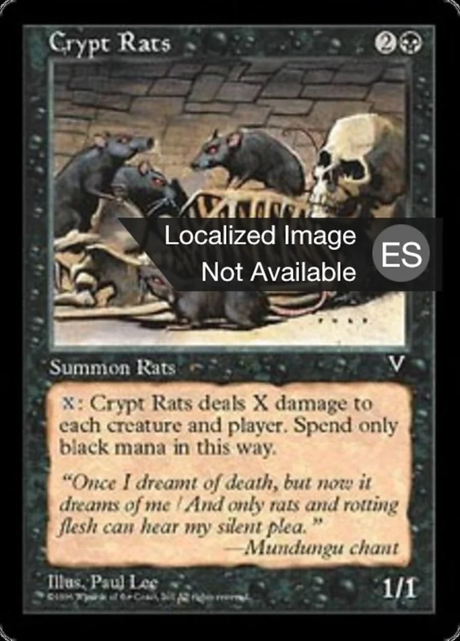 Ratas de cripta (Visions) - Magic: The Gathering in TCG Land México