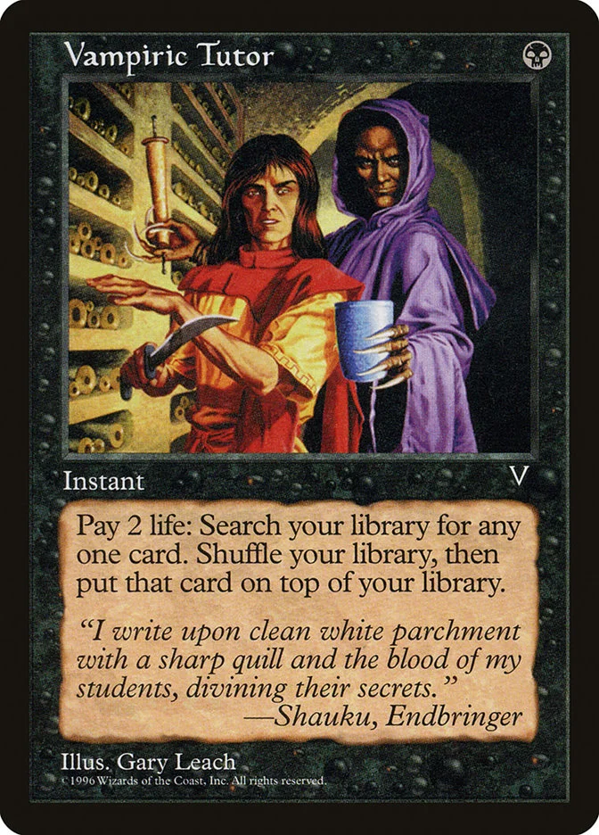 Vampiric Tutor (Visions) - Magic: The Gathering in TCG Land