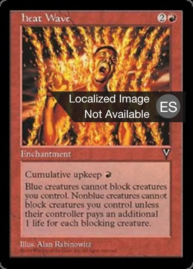 Ola de calor (Visions) - Magic: The Gathering in TCG Land