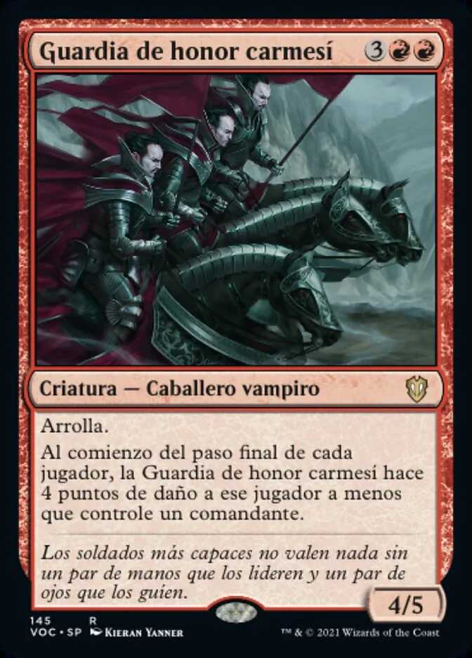 Guardia de honor carmesí (Crimson Vow Commander) - Magic: The Gathering in TCG Land