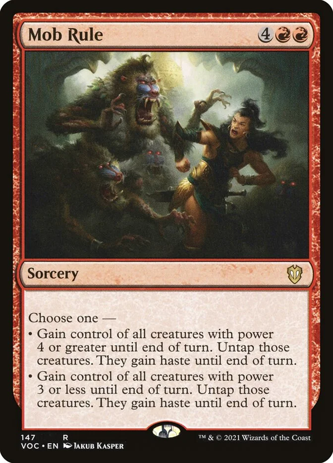 Mob Rule (Crimson Vow Commander) - Magic: The Gathering in TCG Land