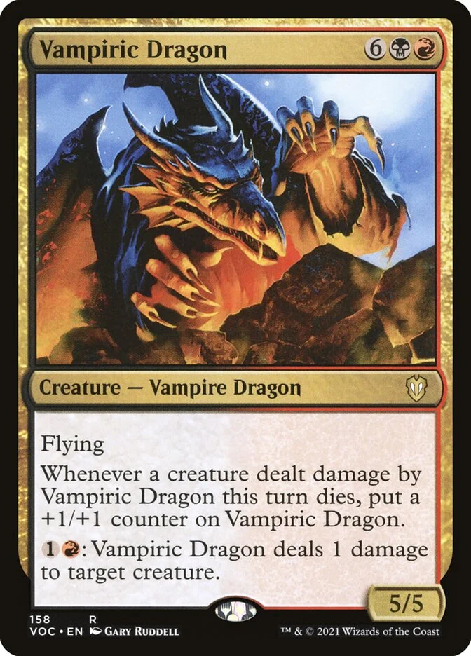 Vampiric Dragon (Crimson Vow Commander) - Magic: The Gathering in TCG Land