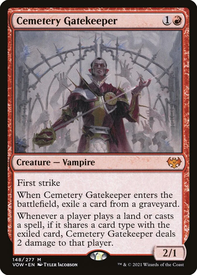 Cemetery Gatekeeper (Innistrad: Crimson Vow) - Magic: The Gathering in TCG Land México