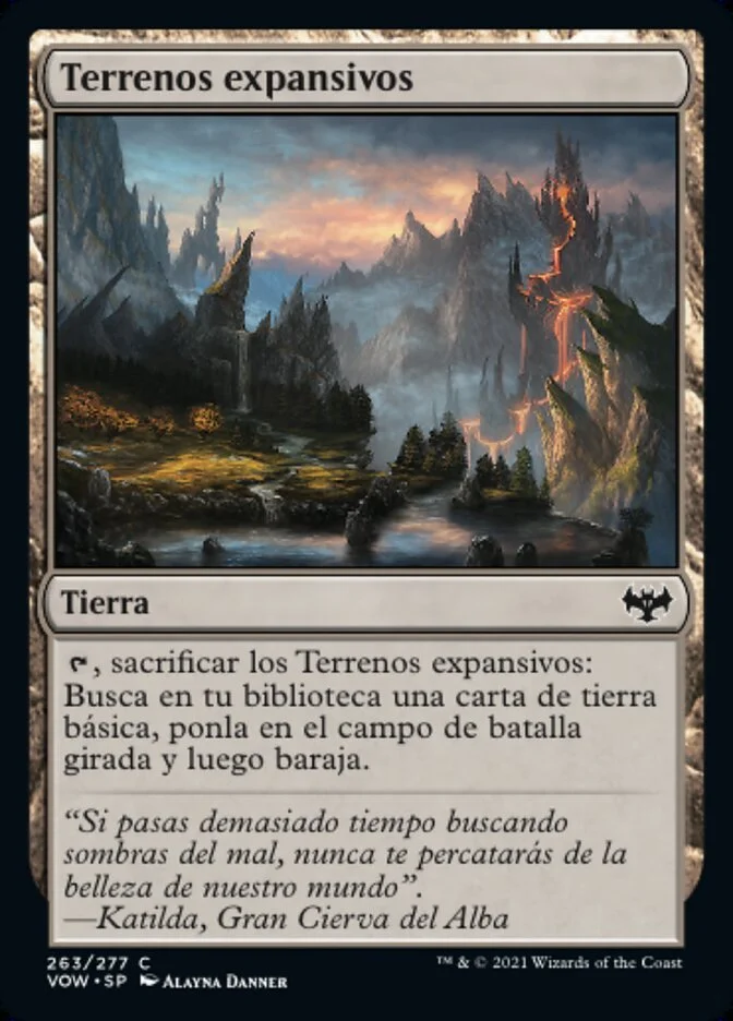 Terrenos expansivos (Innistrad: Crimson Vow) - Magic: The Gathering in TCG Land México