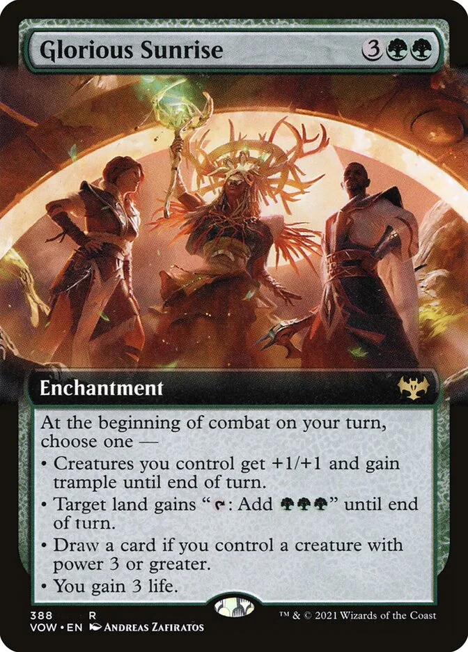 Glorious Sunrise (Innistrad: Crimson Vow) - Magic: The Gathering in TCG Land