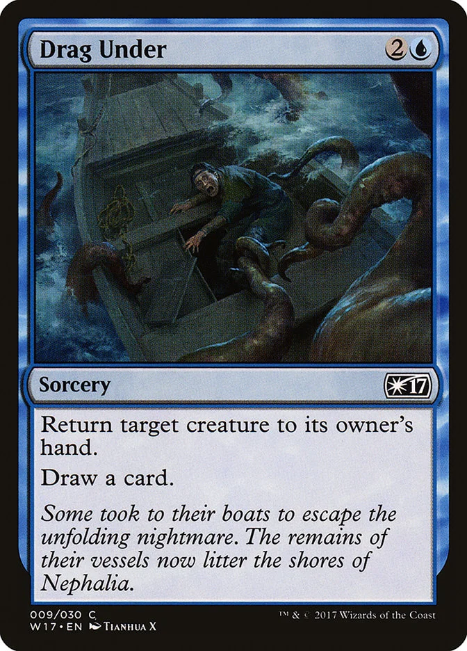 Drag Under (Welcome Deck 2017) - Magic: The Gathering in TCG Land