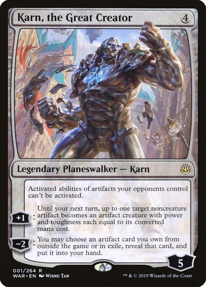 Karn, the Great Creator (War of the Spark) - Magic: The Gathering in TCG Land