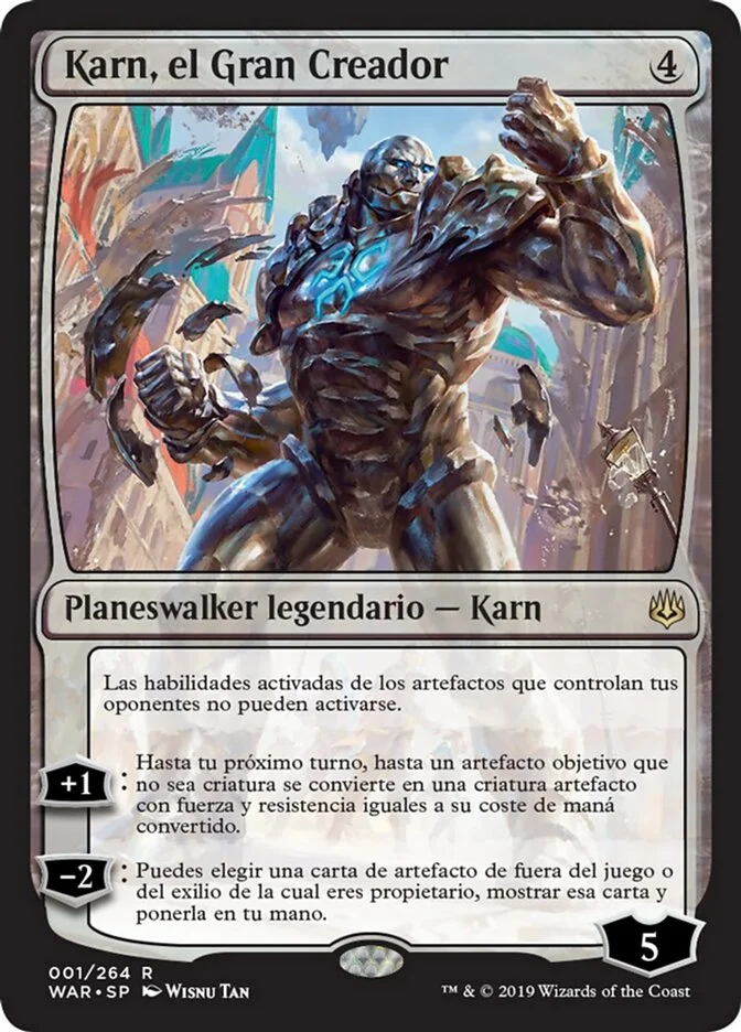 Karn, el Gran Creador (War of the Spark) - Magic: The Gathering in TCG Land