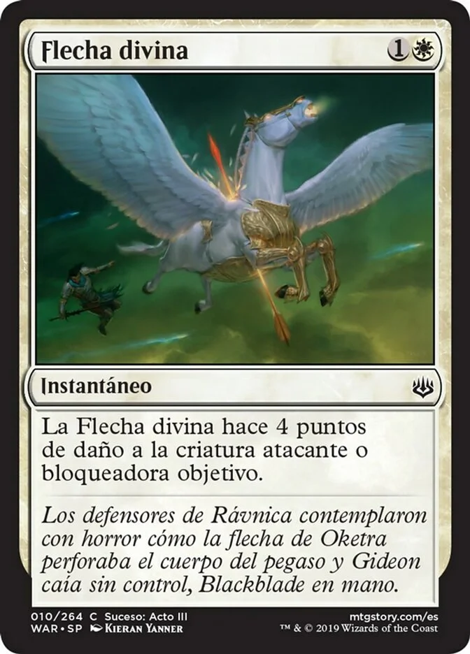 Flecha divina (War of the Spark) - Magic: The Gathering in TCG Land