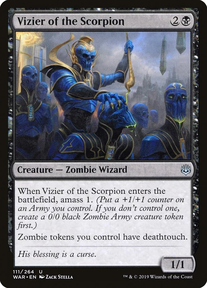 Vizier of the Scorpion (War of the Spark) - Magic: The Gathering in TCG Land
