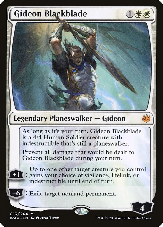 Gideon Blackblade (War of the Spark) - Magic: The Gathering in TCG Land